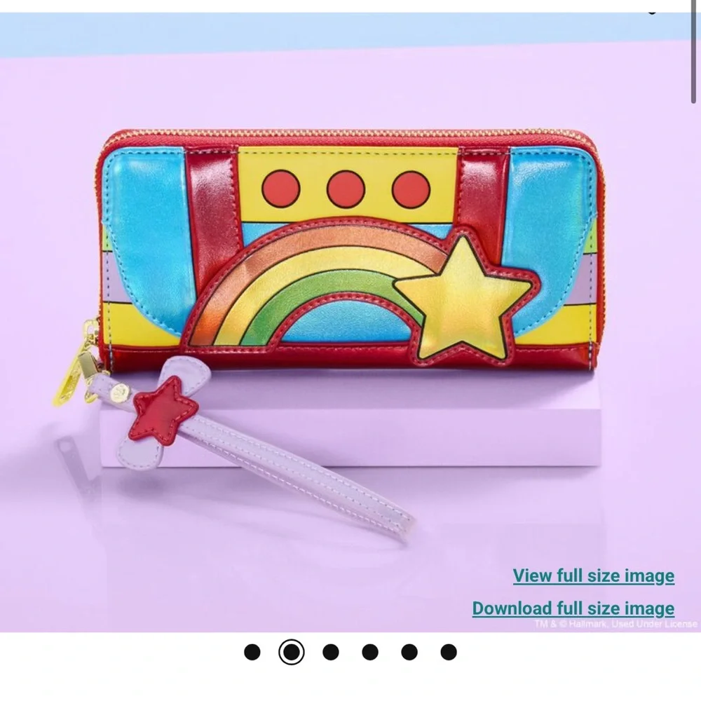 Loungefly Rainbow Brite Exclusive The Color Kids Light Up Mini Backpack & Wallet